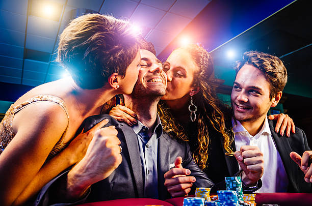Live American Roulette wheel with dealer spinning in HD studio at sm506