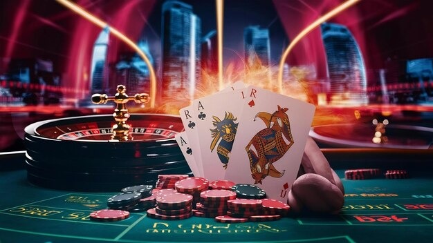 Live dealer studio setup showing multiple camera angles, professional lighting, and HD video feed of baccarat table